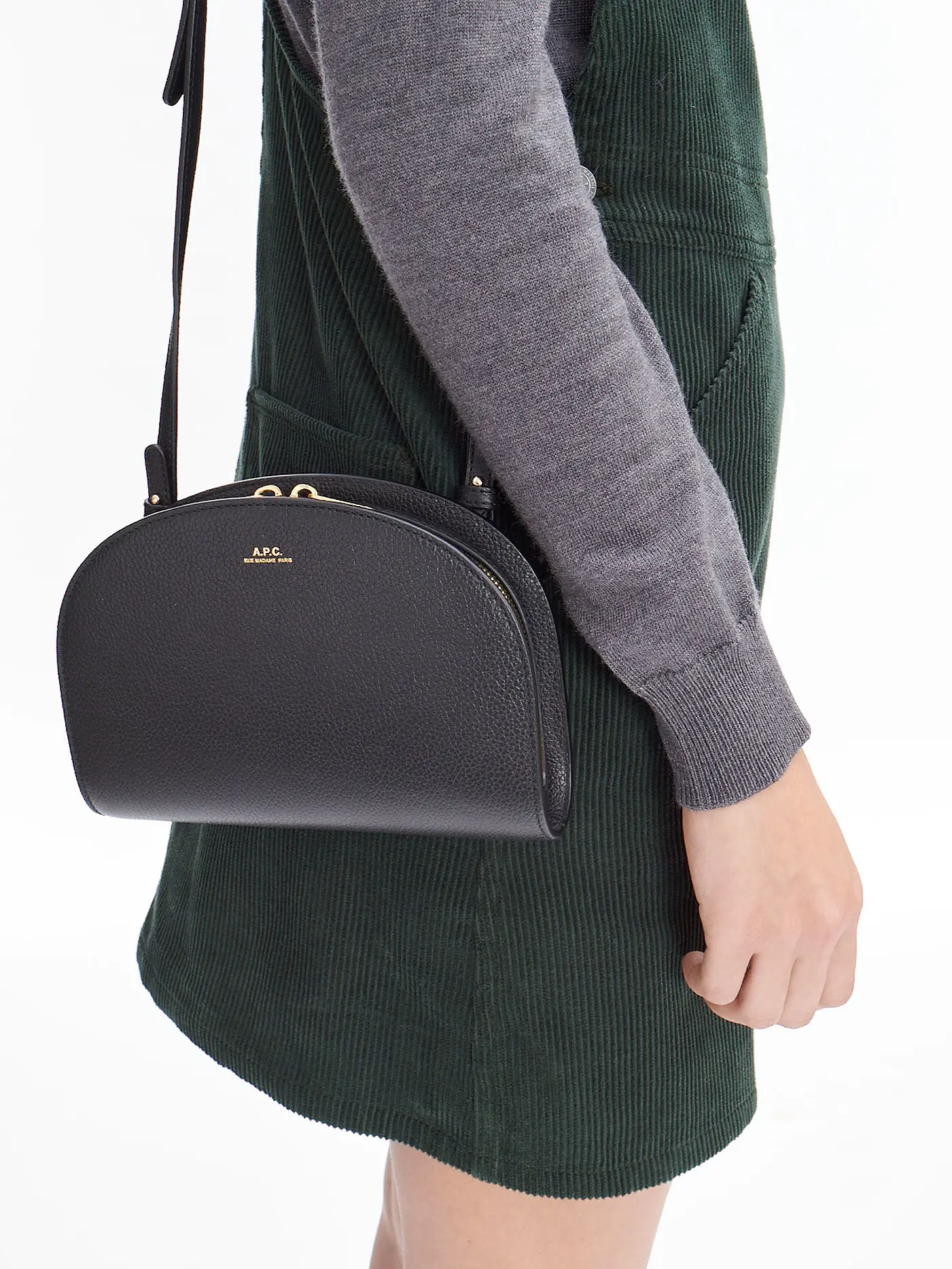 A.P.C. | Ledertasche - Mini Bag DEMI LUNE | 